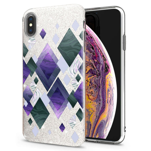 Lex Altern iPhone Glitter Case Colorful Rhombuses