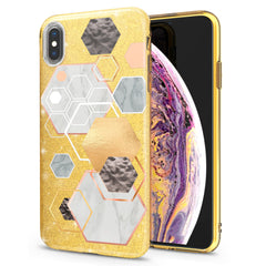 Lex Altern iPhone Glitter Case Geometric Hexagons