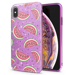 Lex Altern iPhone Glitter Case Watermelon Pattern