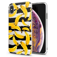 Lex Altern iPhone Glitter Case Painted Yellow Banana