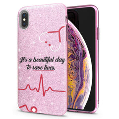 Lex Altern iPhone Glitter Case Medical Theme