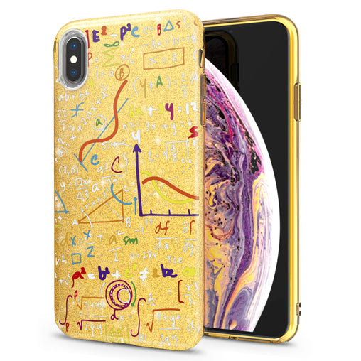 Lex Altern iPhone Glitter Case Cute Math Pattern