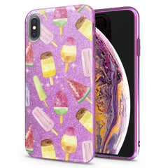 Lex Altern iPhone Glitter Case Tasty Colorful Ice Cream