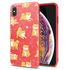 Lex Altern iPhone Glitter Case Cute Korgi Pattern