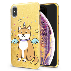 Lex Altern iPhone Glitter Case Cute Shiba Inu
