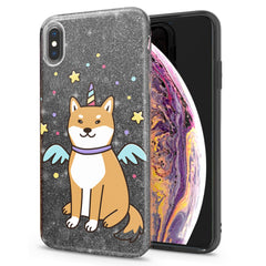 Lex Altern iPhone Glitter Case Cute Shiba Inu