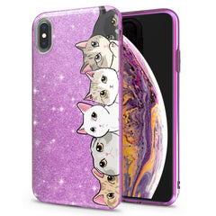 Lex Altern iPhone Glitter Case Right Cats
