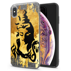 Lex Altern iPhone Glitter Case Golden Shiva