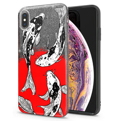 Lex Altern iPhone Glitter Case Koi Fishes Painting