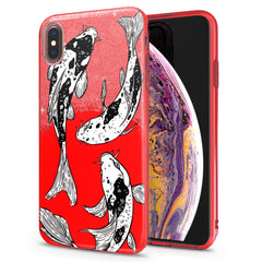 Lex Altern iPhone Glitter Case Koi Fishes Painting