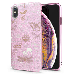Lex Altern iPhone Glitter Case Butterflies Unique Print
