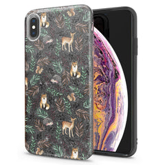 Lex Altern iPhone Glitter Case Wooden Animals