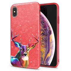 Lex Altern iPhone Glitter Case Colorful Deer