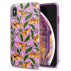 Lex Altern iPhone Glitter Case Tigers Pattern