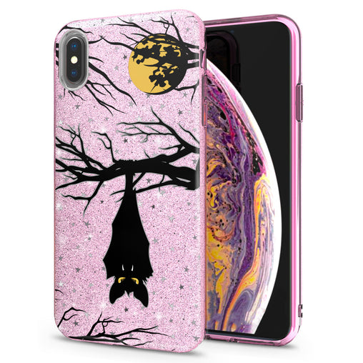 Lex Altern iPhone Glitter Case Night Black Bat