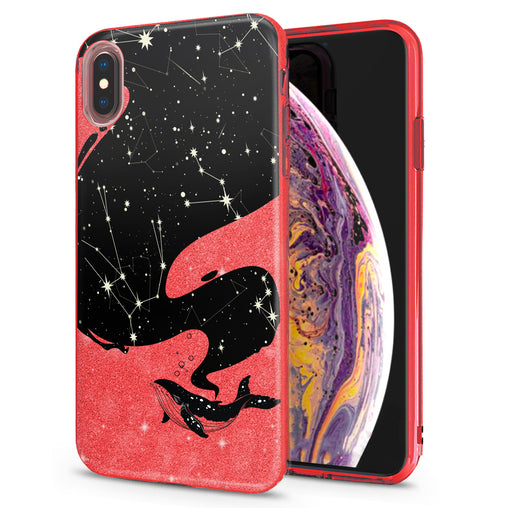 Lex Altern iPhone Glitter Case Galaxy Whale