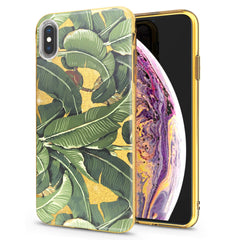 Lex Altern iPhone Glitter Case Banana Leaves