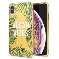 Lex Altern iPhone Glitter Case Vegan Vibes