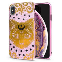 Lex Altern iPhone Glitter Case Bohemian Cat
