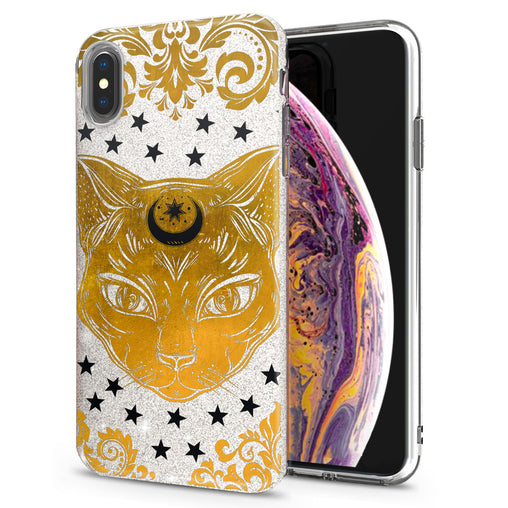 Lex Altern iPhone Glitter Case Bohemian Cat