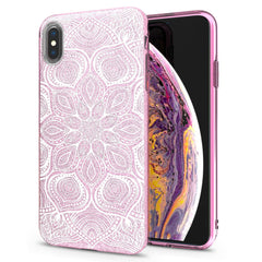 Lex Altern iPhone Glitter Case Boho Mandala