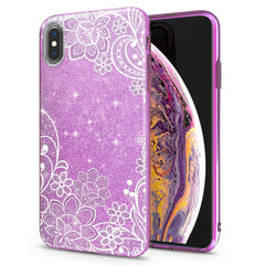 Lex Altern iPhone Glitter Case Lace Print