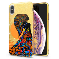Lex Altern iPhone Glitter Case African Beauty Woman