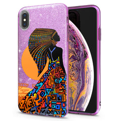 Lex Altern iPhone Glitter Case African Beauty Woman