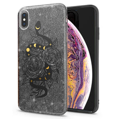 Lex Altern iPhone Glitter Case Floral Boho Snake