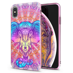 Lex Altern iPhone Glitter Case Colorful Hindu Elephant