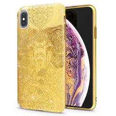 Lex Altern iPhone Glitter Case Gold Indian Elephant