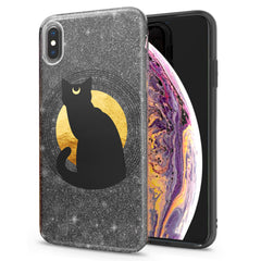 Lex Altern iPhone Glitter Case Bohemian Black Cat