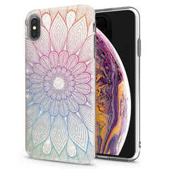 Lex Altern iPhone Glitter Case Colored Mandala