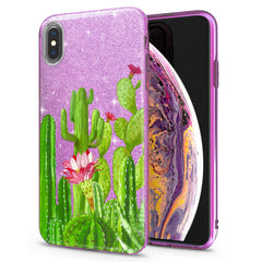 Lex Altern iPhone Glitter Case Cactus Print