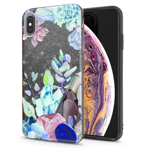 Lex Altern iPhone Glitter Case Crystal Succulent
