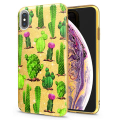 Lex Altern iPhone Glitter Case Cactus Pattern