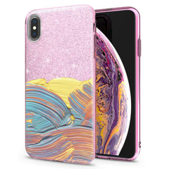 Lex Altern iPhone Glitter Case Colored Abstract Paint
