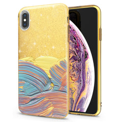 Lex Altern iPhone Glitter Case Colored Abstract Paint