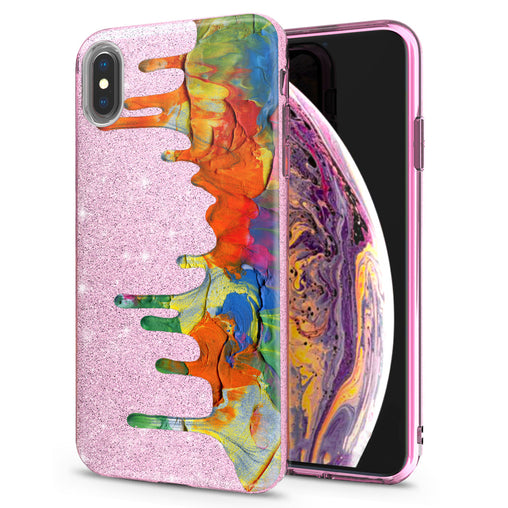 Lex Altern iPhone Glitter Case Watercolor Print