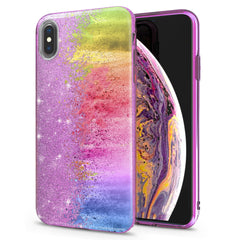 Lex Altern iPhone Glitter Case Colorful Abstraction