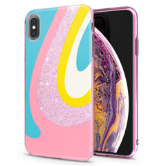 Lex Altern iPhone Glitter Case Colour Block
