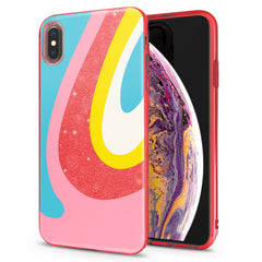 Lex Altern iPhone Glitter Case Colour Block