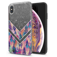 Lex Altern iPhone Glitter Case Forest Abstraction