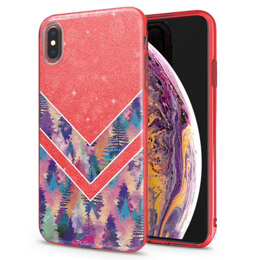 Lex Altern iPhone Glitter Case Forest Abstraction