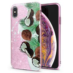 Lex Altern iPhone Glitter Case Coconut Art