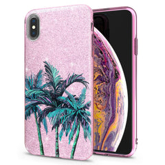 Lex Altern iPhone Glitter Case Palm Trees