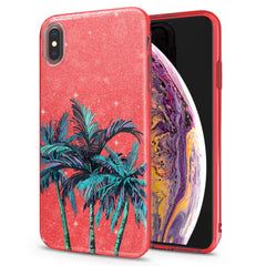 Lex Altern iPhone Glitter Case Palm Trees