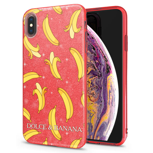 Lex Altern iPhone Glitter Case Bright Banana