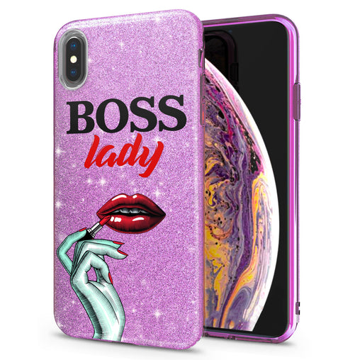 Lex Altern iPhone Glitter Case Lady Boss