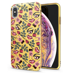 Lex Altern iPhone Glitter Case Floral Girly Pattern